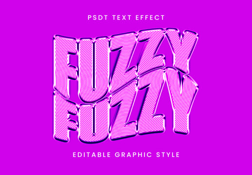 Fuzzy Spiral Distortion Text Effect