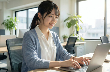 オフィスのビジネスシーン　ビジネスウーマン