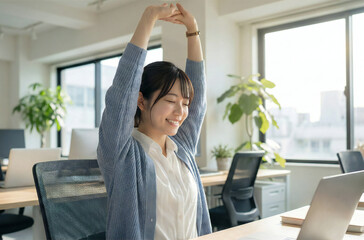 オフィスのビジネスシーン　ビジネスウーマン