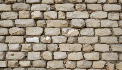 Obraz premium Ancient city walls, textured stones, realistic photography