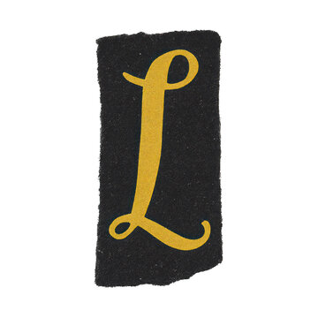 PNG Elegant vintage letter illustration.