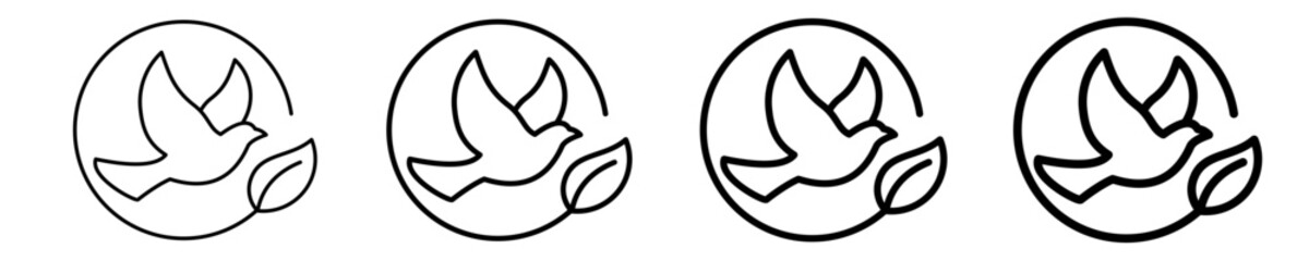 Bird  Icon Set Different Style Collection
