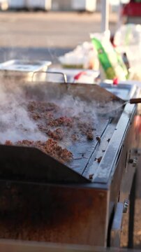 Flames and Flavor: Slow Motion Meat on the Taco Grill