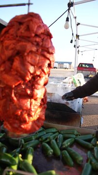 Al Pastor Turning on the Trompo