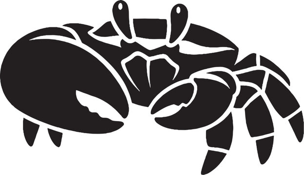 Fiddler Crab Silhouette Icon