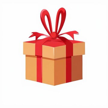 regalo, box, navida, actualidad, cinta, arco, cumplea&ntilde;os, celebraciones, vacaciones, decoraciones, objeto, imprevisto, aislada, rojo, embalaje, aniversario, dorada, valent&iacute;n, papel, envoltorio, comerc