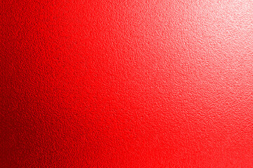 Fototapeta premium Red frosted foil texture glass effect background. Red on metal surface, Light on texture. raster version. Red foil paper decorative texture background for artwork. 