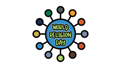 World Religion Day on a transparent white background