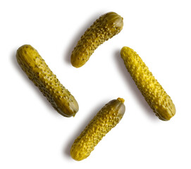 Whole pickles (pickled cucumbers)