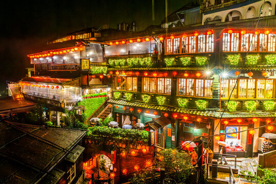 台湾九份の九份老街