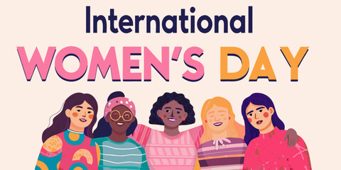 Celebrating international women s day with diverse portraits and empowering message