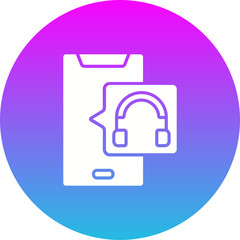 Obraz premium Headphones Icon