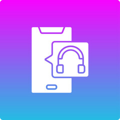 Obraz premium Headphones Icon