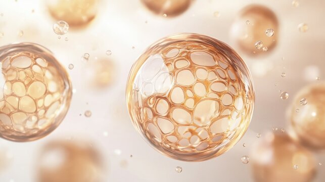 Microscopic View of Cells in Embryos.