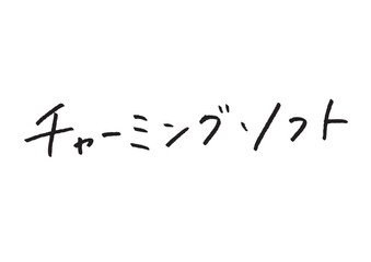 顔タイプ チャーミングソフトという可愛らしい手書きカタカナロゴ