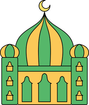 Ramadan ornament theme vector illustration suitable for use in the month of Ramadan  