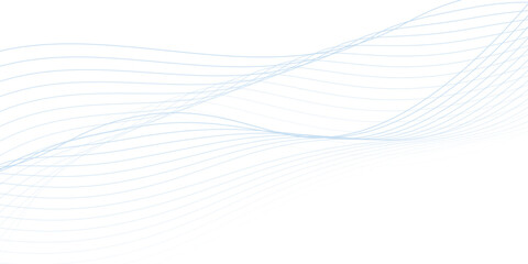 Abstract blue purple gradient flowing wave lines on white background. Modern colorful wavy lines pattern design element. Suit for poster, website, banner, presentation, cover, brochure, flyer,abstract