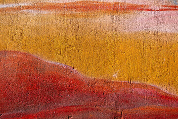 Varied-color wall finish/texture  