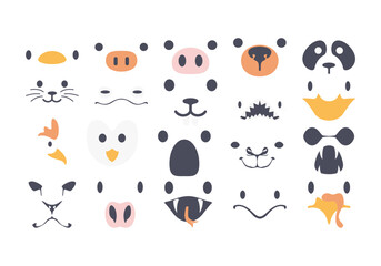 Obraz premium Animal Face Element