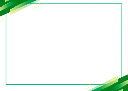 Modern green-themed certificate template with clean border design. Suitable for eco, education, corporate training, and professional awards. Editable SVG vector in A4 size.