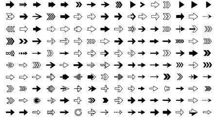 Fototapeta premium Simple Arrow Collection Design