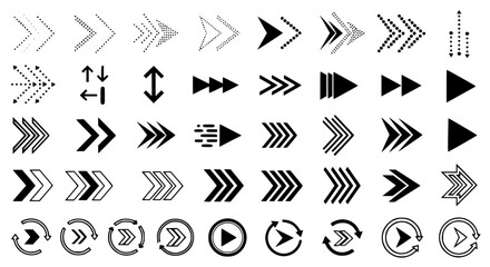 Simple Arrow Direction Icons
