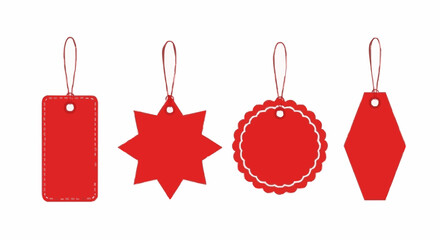 Simple Red Tags Collection