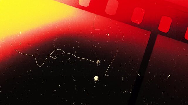 Widescreen cinematic film border transition overlay