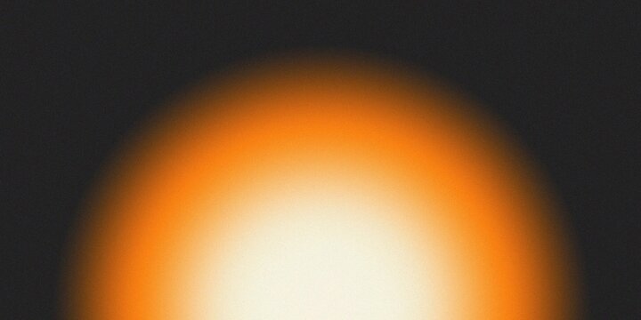 abstract shapes orange light color with blurred spots effect for banner header design 