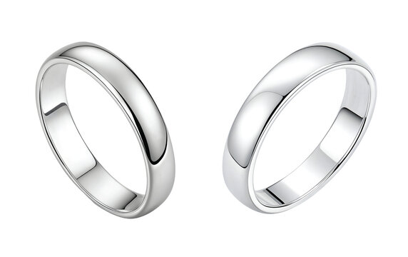 Minimal Silver Toe Ring: Ultra-clean PNG of a minimal silver toe ring, modern minimalist style, sharp metallic reflections.