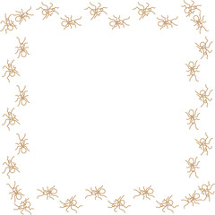 Obraz premium color spider border frame design