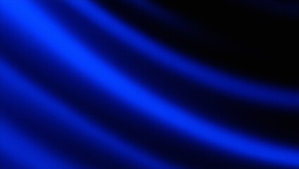 Obraz premium Wavy abstract blue fabric texture with light reflections