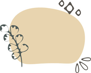 Hand drawn ornament arrow shape element