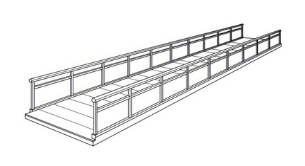Footbridge, walkway, outdoor, urban element, design, architecture, structure, path, connection