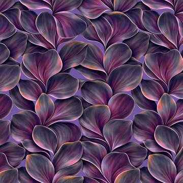 purple flower background stock design Abstract decorative flower and leaf creative allover design seamless floral pattern artistic leave design new concept textile design digital creator repeating 