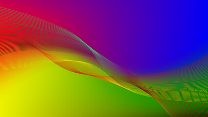 abstract colorful wave background
