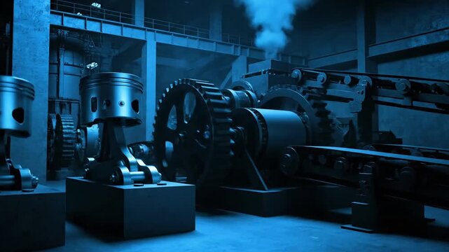 Energy Dynamics Rhythmic steam release from pipes or vents