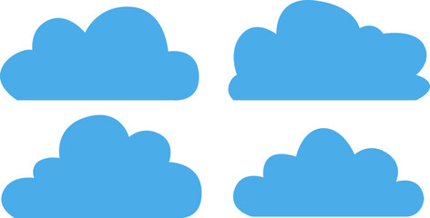 Obraz premium set of clouds