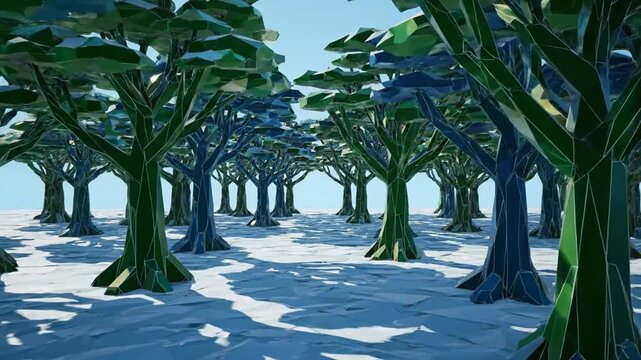 Crisp Environments Vibrant, sharp, and detailed scenes often associated with autumn or early winter.