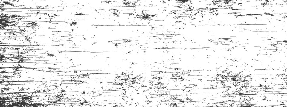 Distressed Wood Grain Grunge Texture Overlay Black and White Vector Vintage Rustic Scratch Pattern Background Graphic Resource
