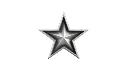 Obraz premium Dark Gray 3D Star