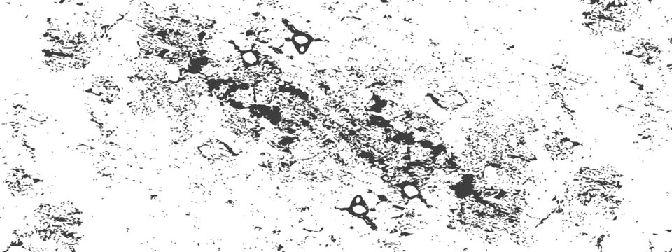 Black and white grunge texture vector overlay background distress effect pattern
