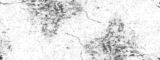 Black and White Grunge Distress Texture Overlay Abstract Seamless Vector Background with Dust Dirt and Cracks