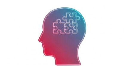 Abstract representation of human intellect, problem-solving, and cognitive processes depicted