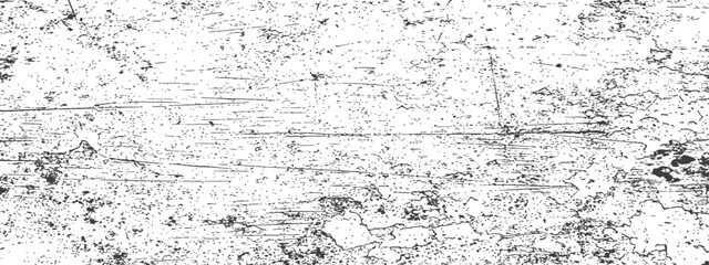Obraz premium Distressed Black and White Grunge Scratch Texture Overlay Vector Background