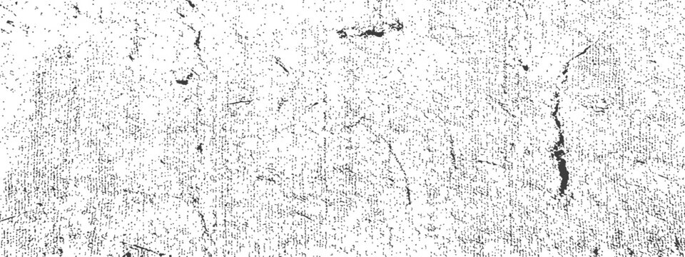 Black and White Vector Grunge Distressed Overlay Texture Aged Wall Background Graphic