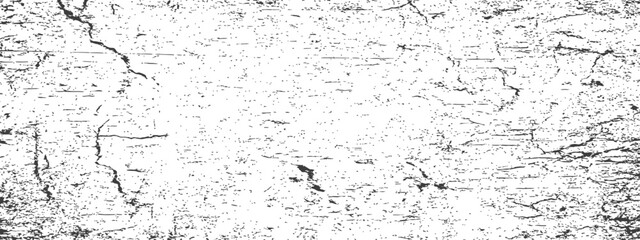 Obraz premium Black and White Grunge Distressed Texture Vector Overlay Abstract Background Dust Scratches and Cracked Surface Effect