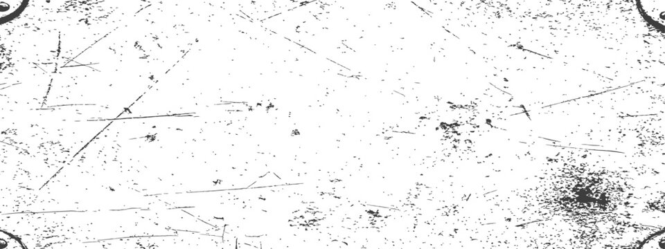Black and white distressed grunge texture overlay abstract background scratched surface vector illustration