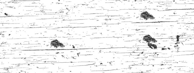 Black and white distressed wood grain overlay texture vector grunge background abstract vintage weathered surface pattern design