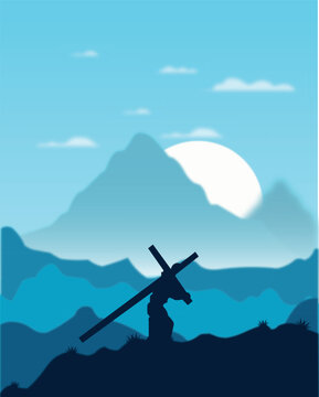 good friday poster vektor